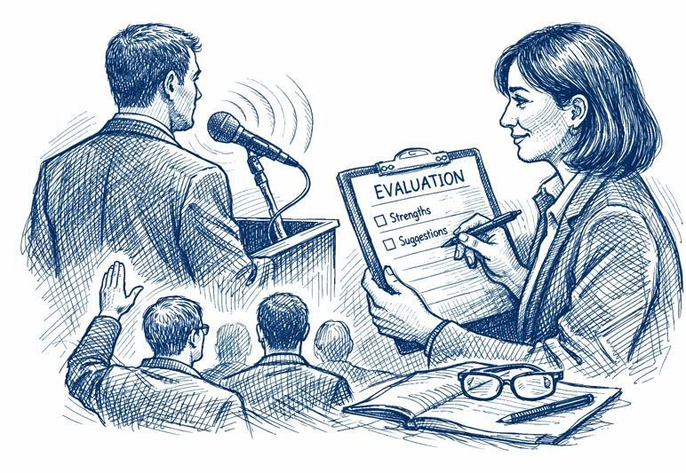 Toastmasters evaluation graphic