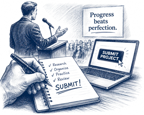 Don't Wait for Perfect — Submit the Project