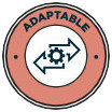 Adaptable badge