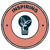 Inspiring badge