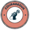 Corageous badge