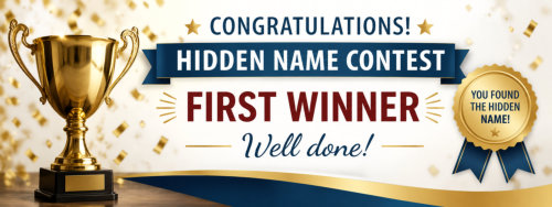Hidden Name Contest banner