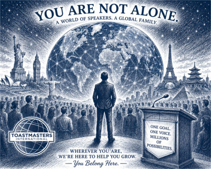You are not alone graphic