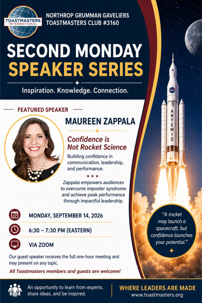 Second Monday speaker flier