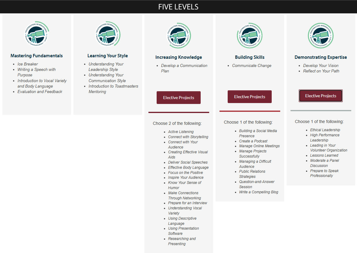 Visionary Communicator chart